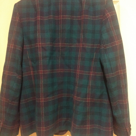 Vintage Pendleton 100% virgin wool green blazer - Picture 5 of 5